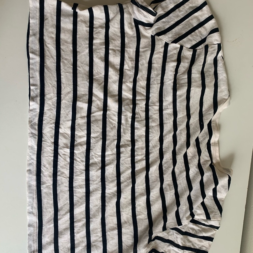 Urban outfitters striped crop top